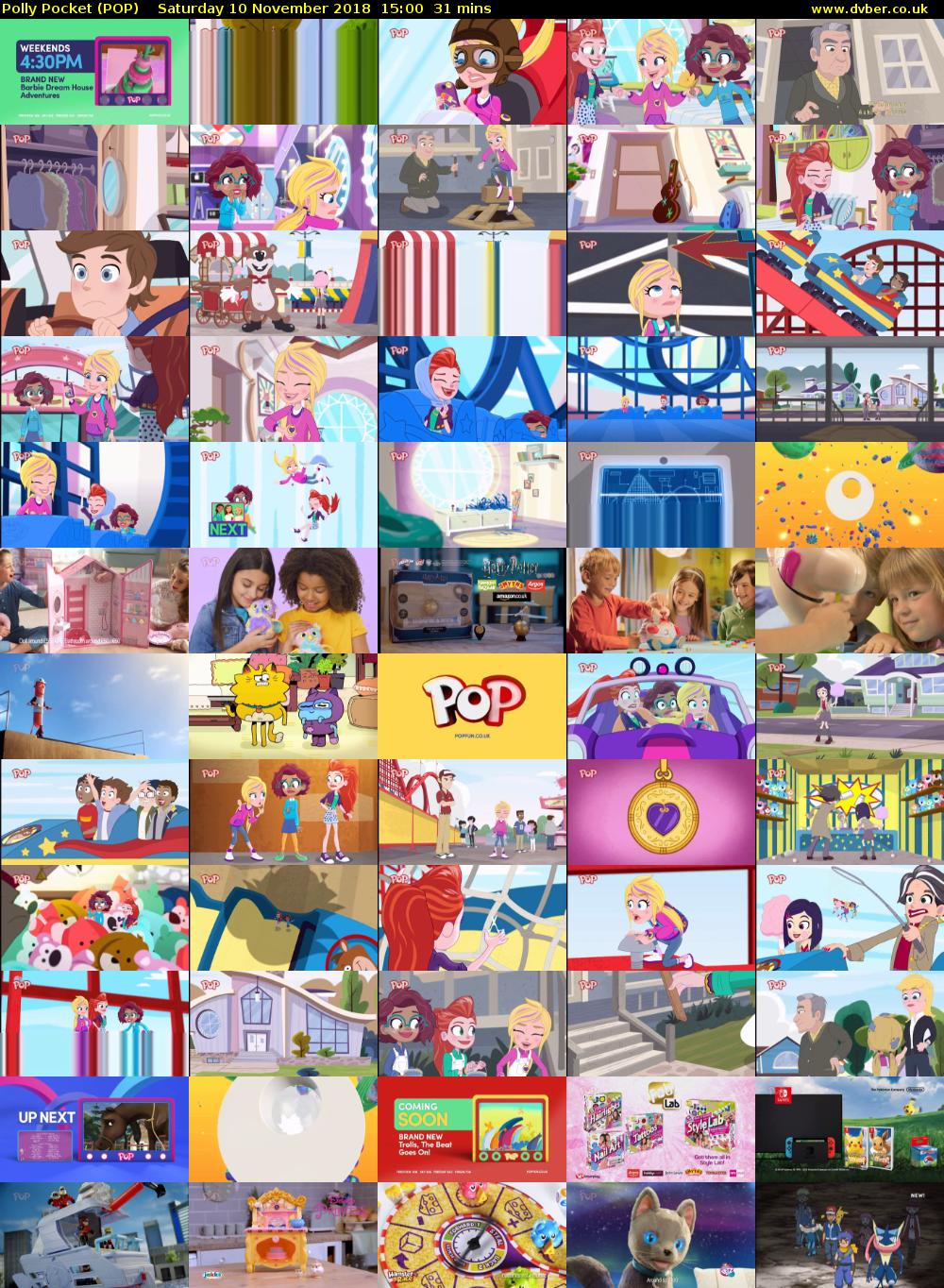 Polly Pocket (POP) Saturday 10 November 2018 15:00 - 15:31
