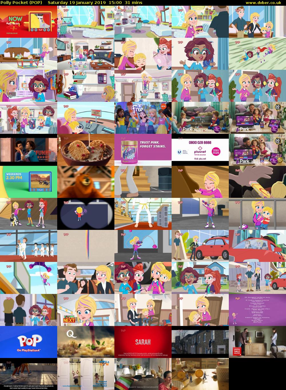 Polly Pocket (POP) Saturday 19 January 2019 15:00 - 15:31