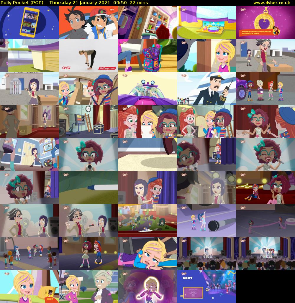 Polly Pocket (POP) Thursday 21 January 2021 04:50 - 05:12