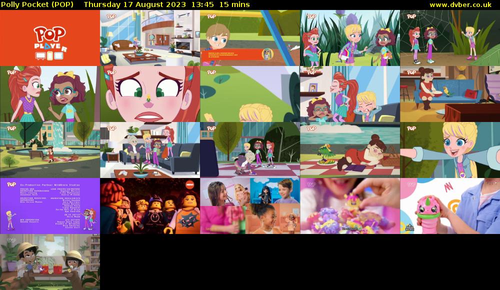 Polly Pocket (POP) Thursday 17 August 2023 13:45 - 14:00