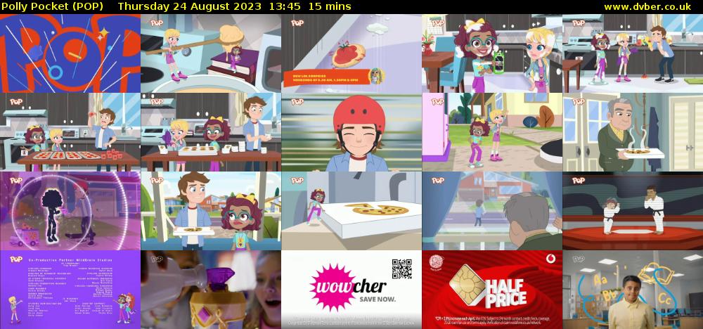 Polly Pocket (POP) Thursday 24 August 2023 13:45 - 14:00