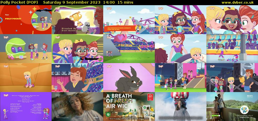Polly Pocket (POP) Saturday 9 September 2023 14:00 - 14:15