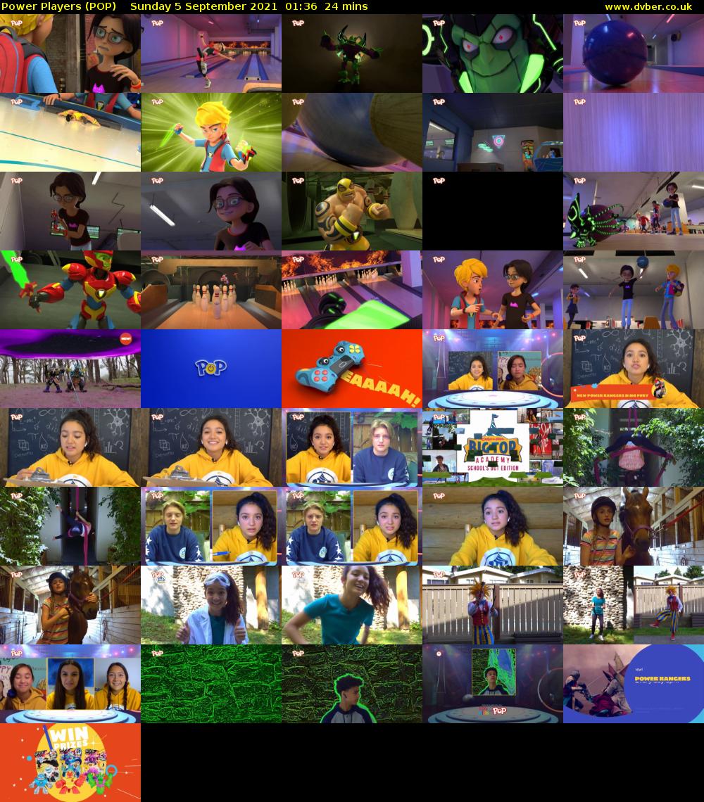 Power Players (POP) Sunday 5 September 2021 01:36 - 02:00