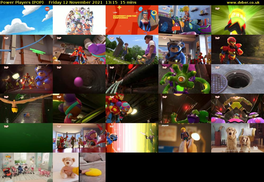 Power Players (POP) Friday 12 November 2021 13:15 - 13:30