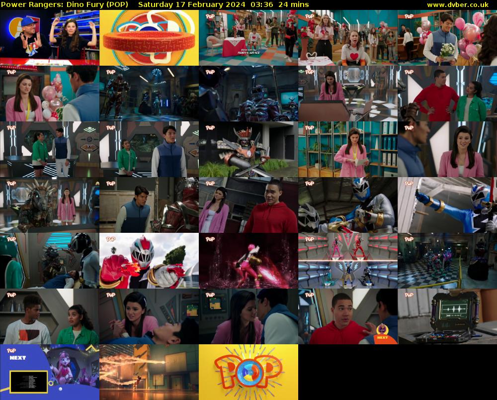 Power Rangers: Dino Fury (POP) Saturday 17 February 2024 03:36 - 04:00