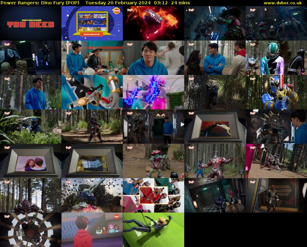 Power Rangers: Dino Fury (POP) Tuesday 20 February 2024 03:12 - 03:36