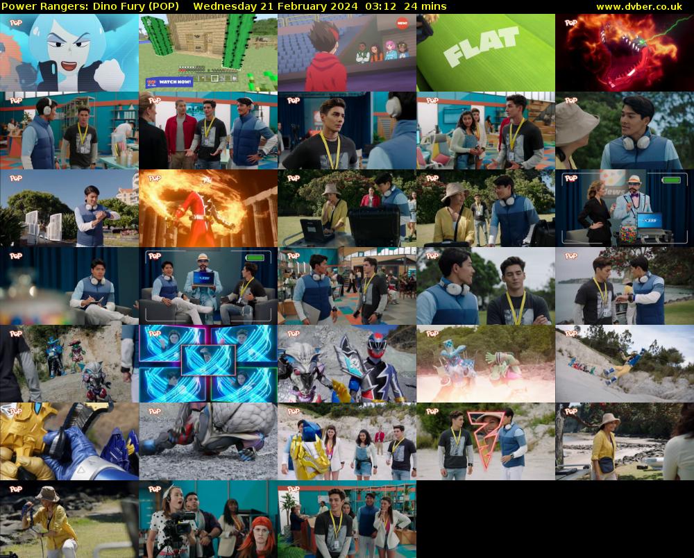 Power Rangers: Dino Fury (POP) Wednesday 21 February 2024 03:12 - 03:36