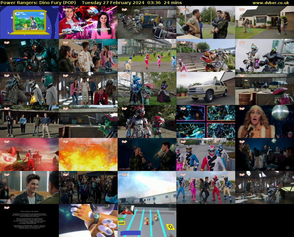 Power Rangers: Dino Fury (POP) Tuesday 27 February 2024 03:36 - 04:00