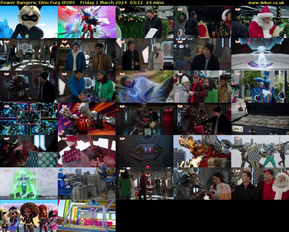 Power Rangers: Dino Fury (POP) Friday 1 March 2024 03:12 - 03:36