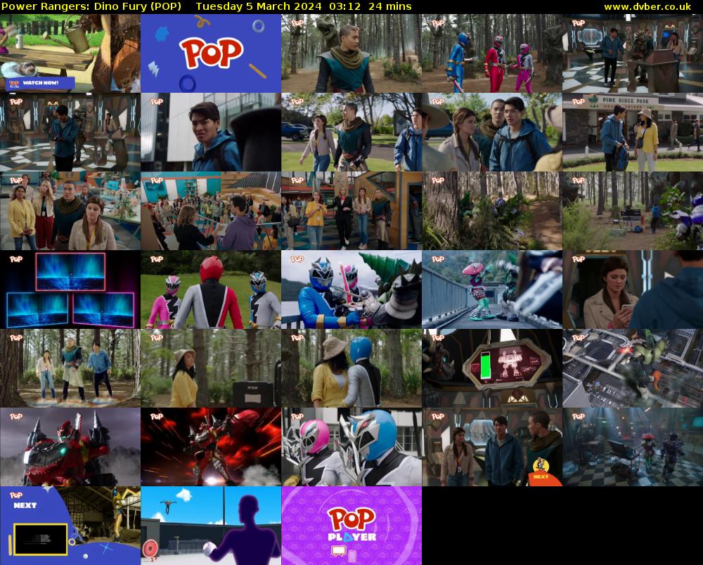 Power Rangers: Dino Fury (POP) Tuesday 5 March 2024 03:12 - 03:36