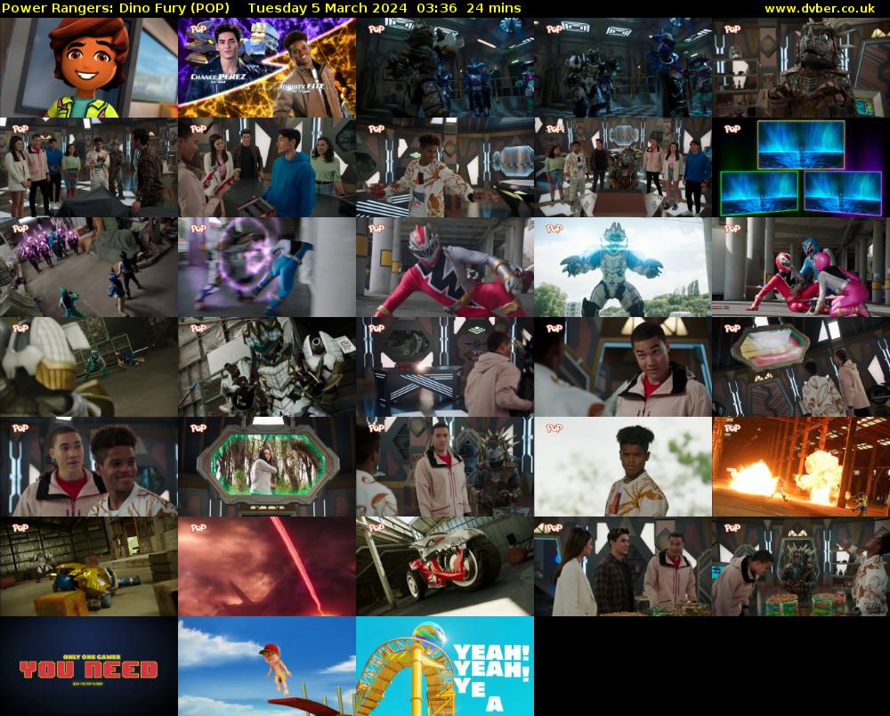 Power Rangers: Dino Fury (POP) Tuesday 5 March 2024 03:36 - 04:00