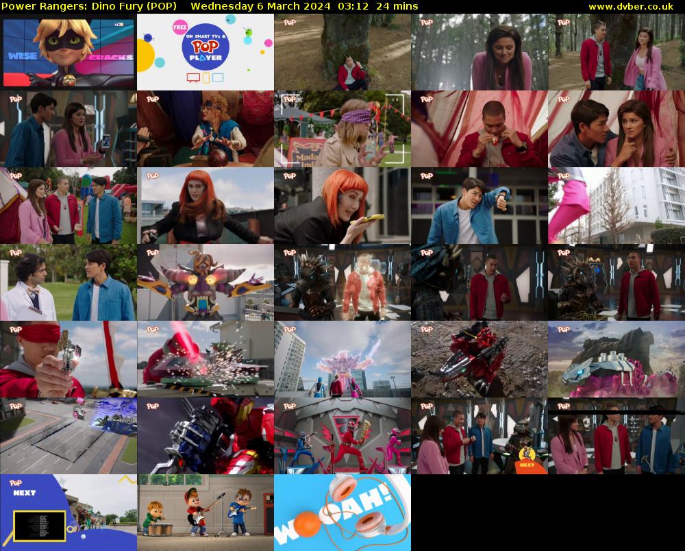 Power Rangers: Dino Fury (POP) Wednesday 6 March 2024 03:12 - 03:36