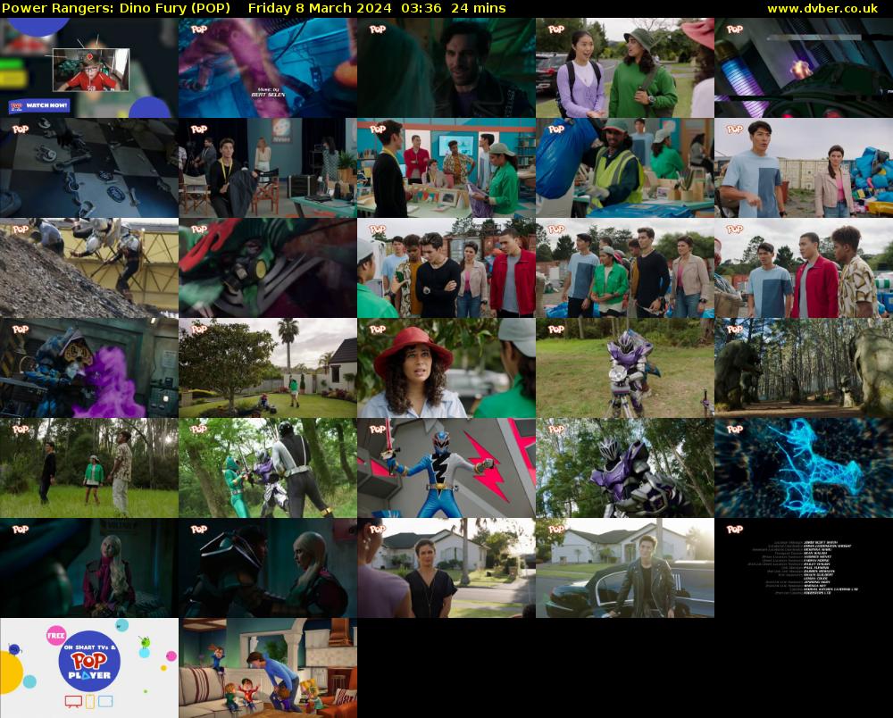 Power Rangers: Dino Fury (POP) Friday 8 March 2024 03:36 - 04:00