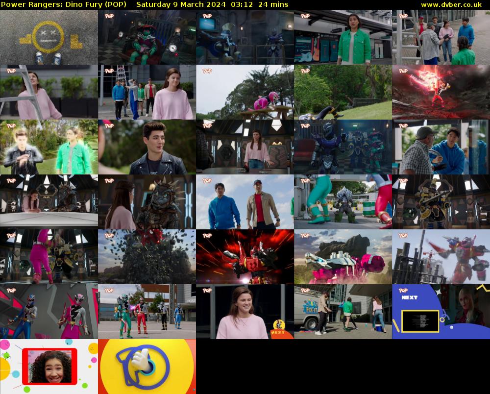 Power Rangers: Dino Fury (POP) Saturday 9 March 2024 03:12 - 03:36
