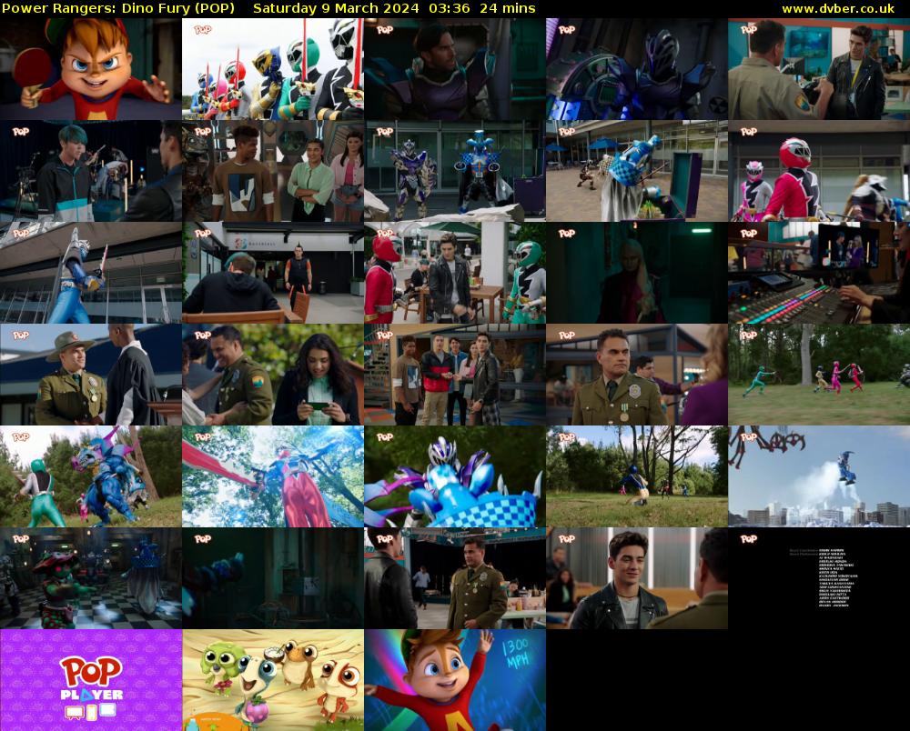 Power Rangers: Dino Fury (POP) Saturday 9 March 2024 03:36 - 04:00