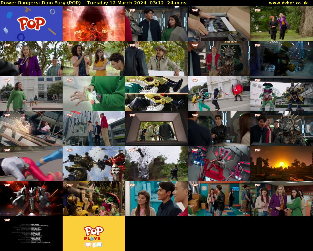 Power Rangers: Dino Fury (POP) Tuesday 12 March 2024 03:12 - 03:36