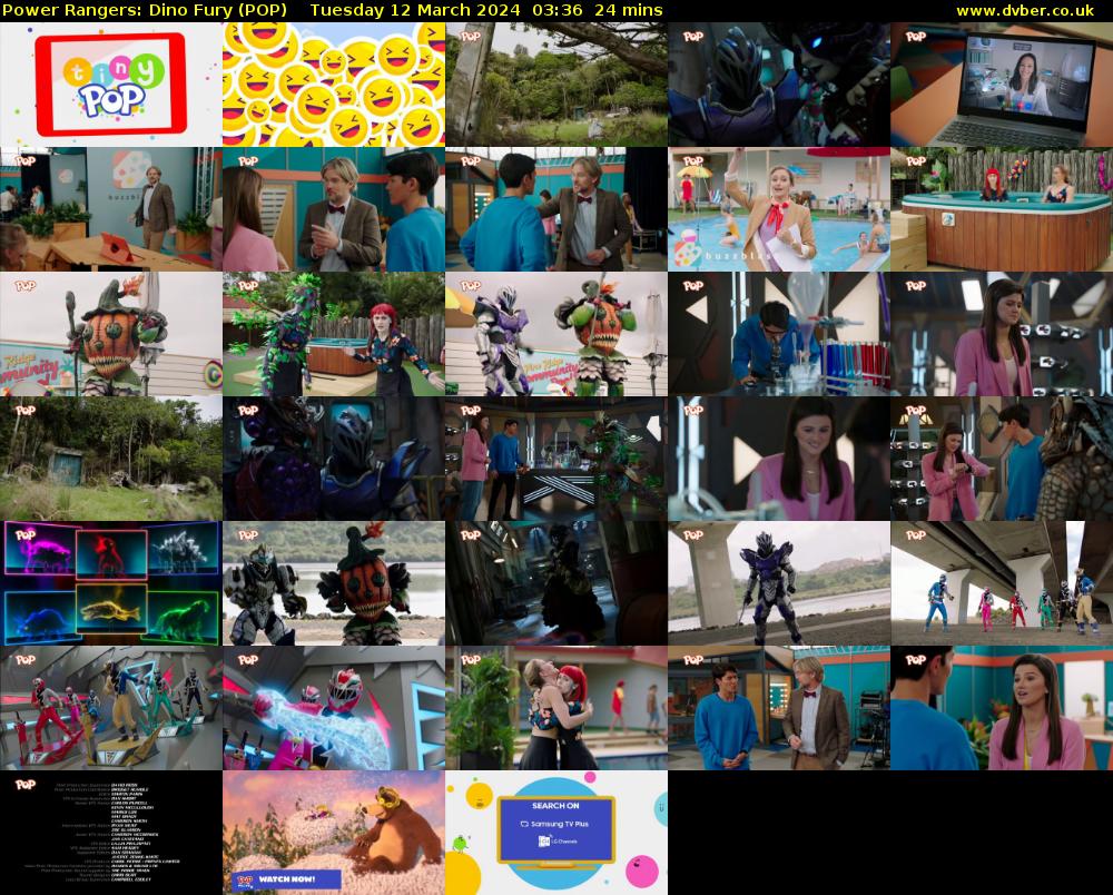 Power Rangers: Dino Fury (POP) Tuesday 12 March 2024 03:36 - 04:00