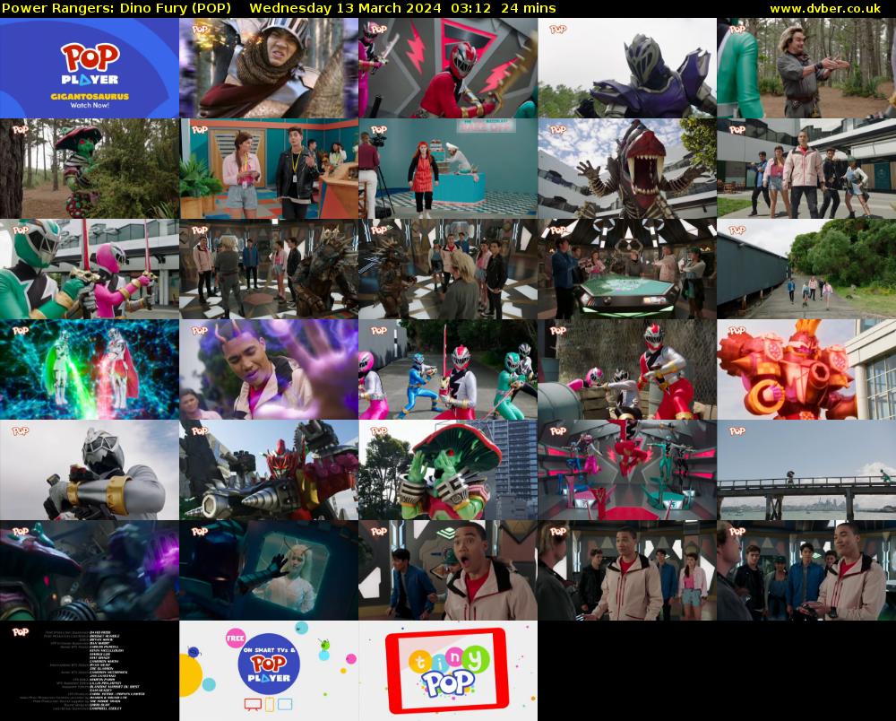 Power Rangers: Dino Fury (POP) Wednesday 13 March 2024 03:12 - 03:36