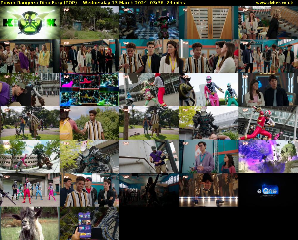 Power Rangers: Dino Fury (POP) Wednesday 13 March 2024 03:36 - 04:00