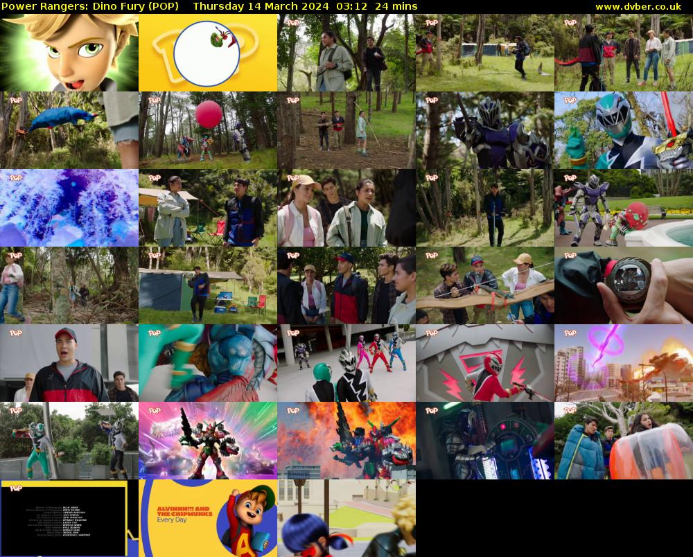 Power Rangers: Dino Fury (POP) Thursday 14 March 2024 03:12 - 03:36