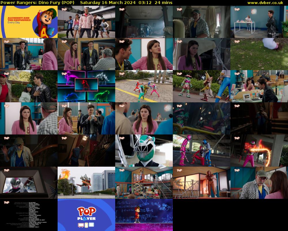 Power Rangers: Dino Fury (POP) Saturday 16 March 2024 03:12 - 03:36