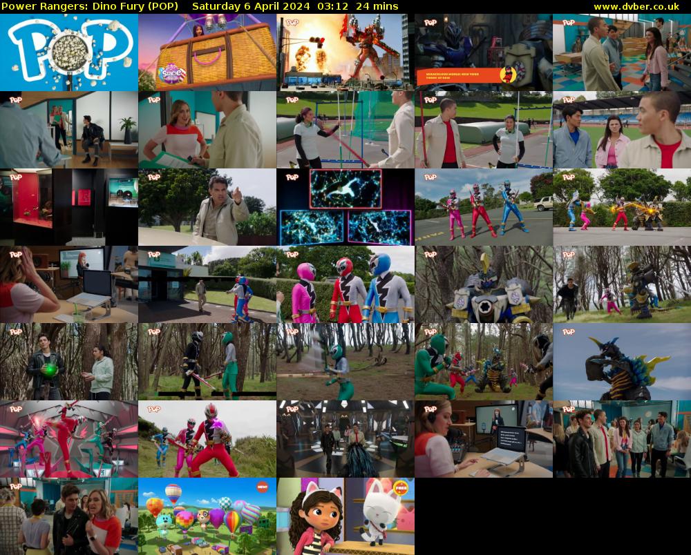 Power Rangers: Dino Fury (POP) Saturday 6 April 2024 03:12 - 03:36