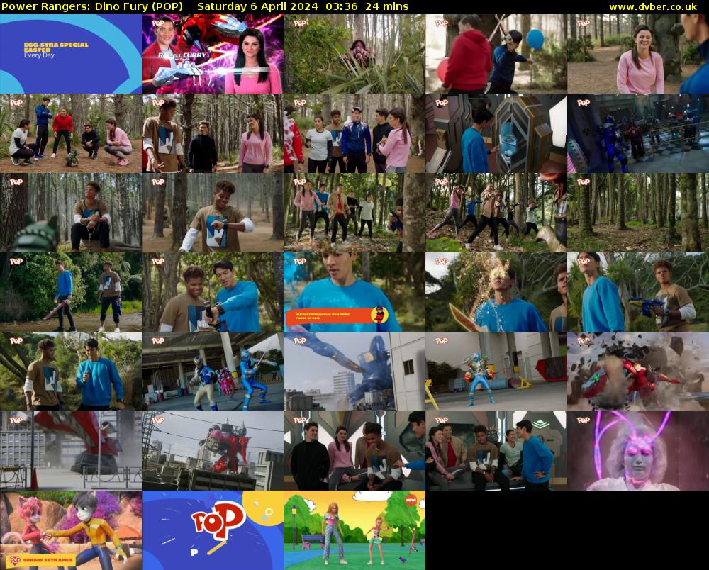 Power Rangers: Dino Fury (POP) Saturday 6 April 2024 03:36 - 04:00