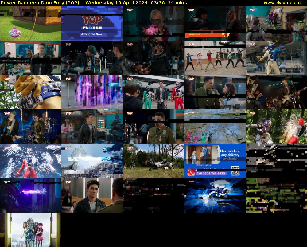 Power Rangers: Dino Fury (POP) Wednesday 10 April 2024 03:36 - 04:00