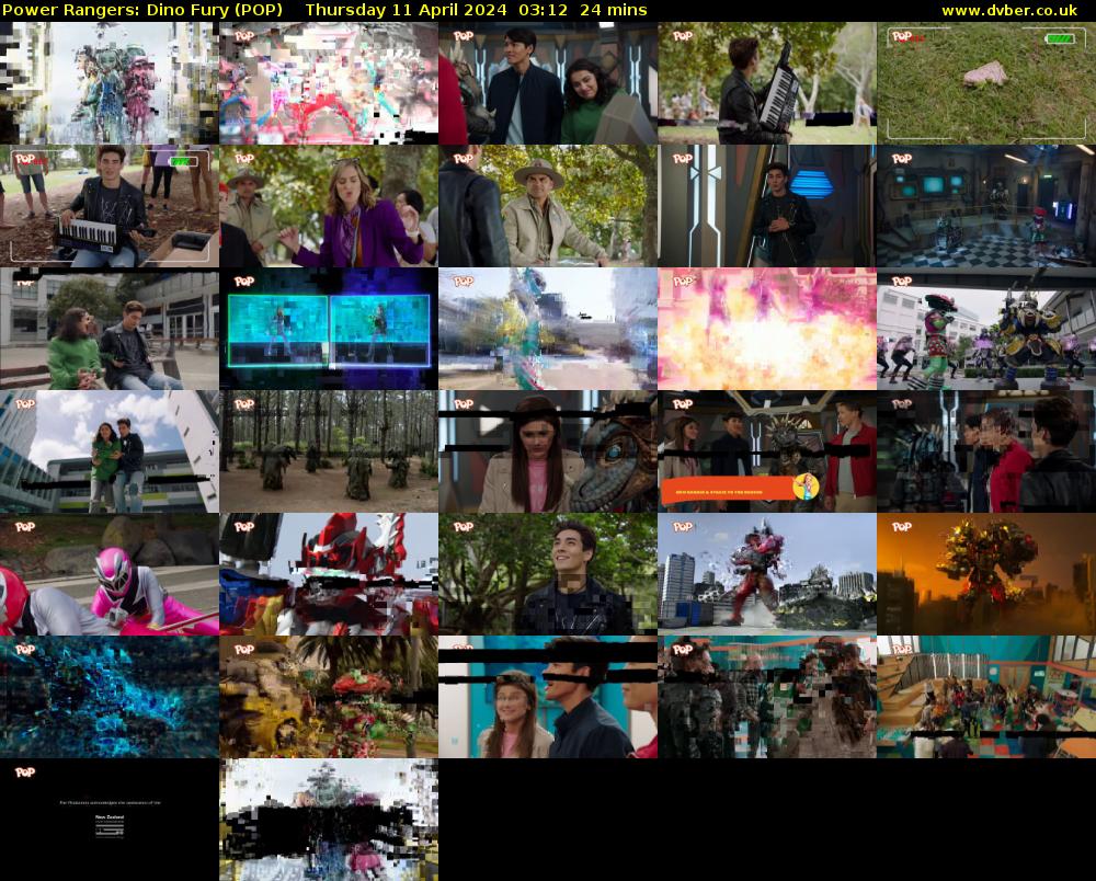 Power Rangers: Dino Fury (POP) Thursday 11 April 2024 03:12 - 03:36