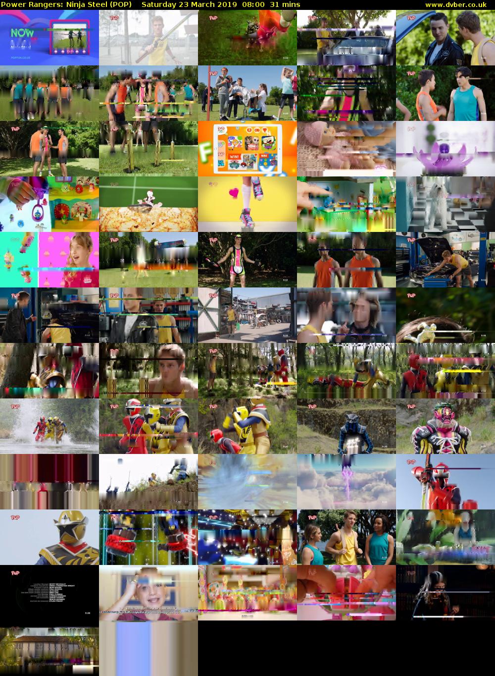 Power Rangers: Ninja Steel (POP) Saturday 23 March 2019 08:00 - 08:31