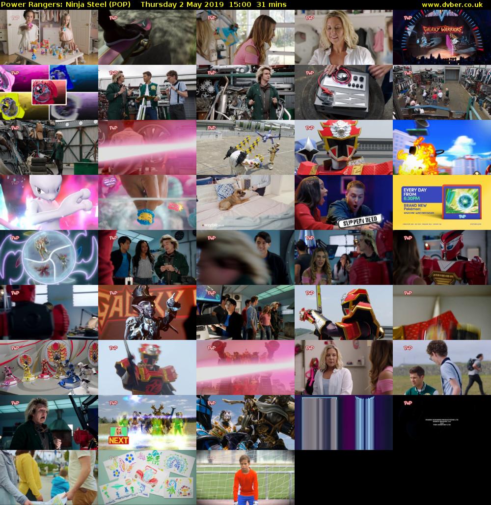 Power Rangers: Ninja Steel (POP) Thursday 2 May 2019 15:00 - 15:31
