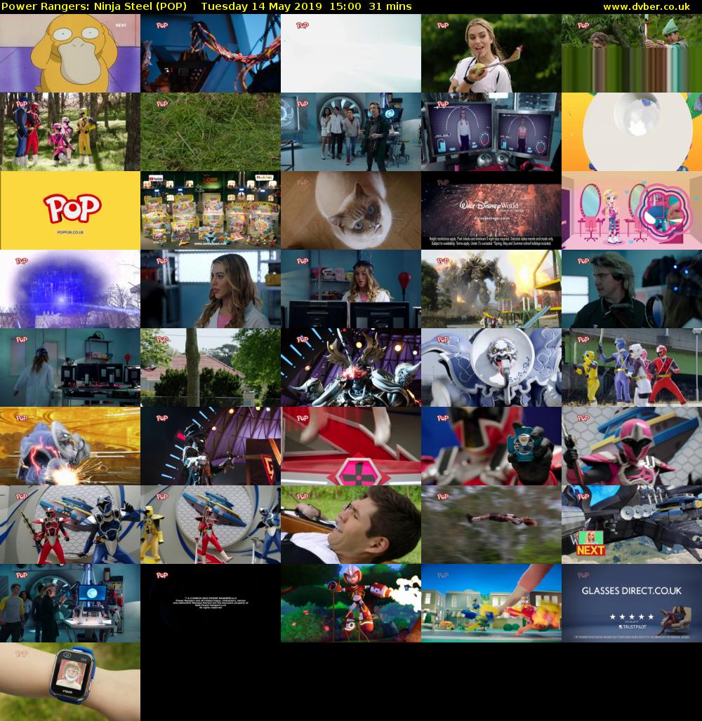Power Rangers: Ninja Steel (POP) Tuesday 14 May 2019 15:00 - 15:31