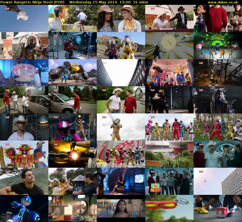 Power Rangers: Ninja Steel (POP) Wednesday 15 May 2019 15:00 - 15:31