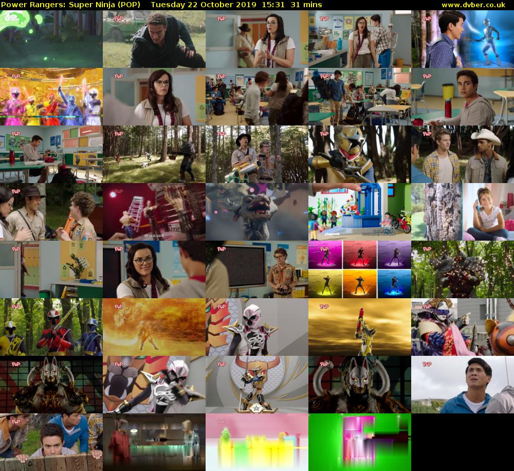 Power Rangers: Super Ninja (POP) Tuesday 22 October 2019 15:31 - 16:02