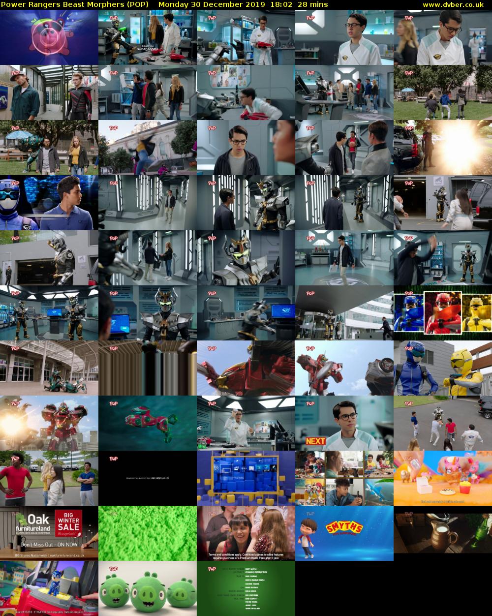 Power Rangers Beast Morphers (POP) Monday 30 December 2019 18:02 - 18:30