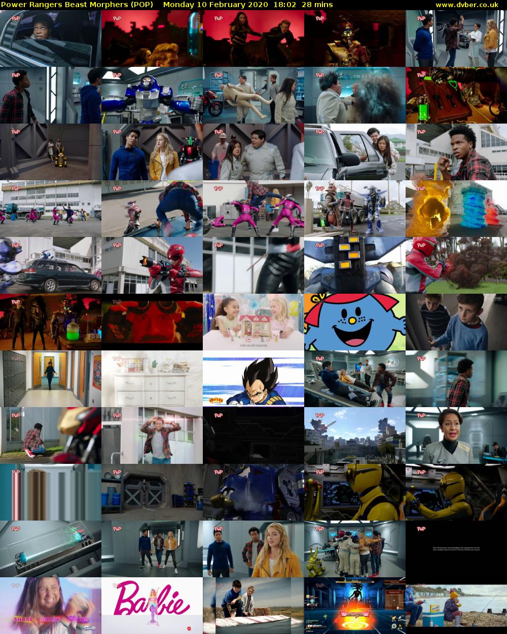 Power Rangers Beast Morphers (POP) Monday 10 February 2020 18:02 - 18:30