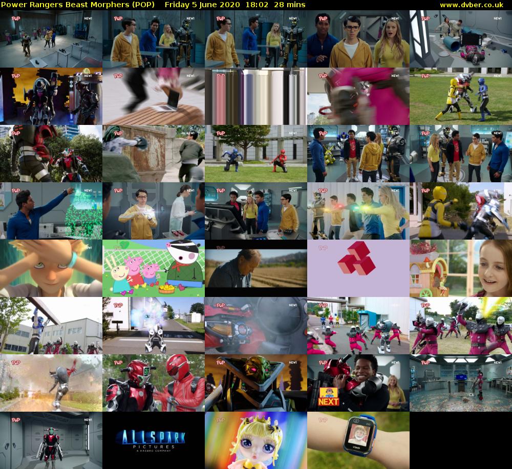 Power Rangers Beast Morphers (POP) Friday 5 June 2020 18:02 - 18:30