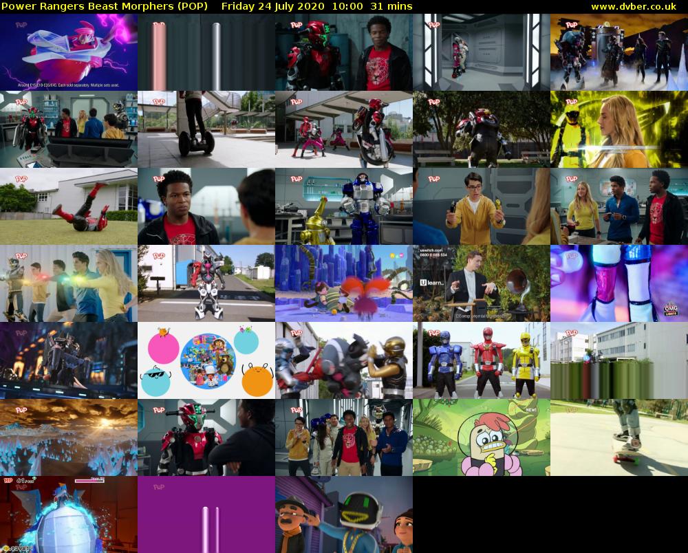 Power Rangers Beast Morphers (POP) Friday 24 July 2020 10:00 - 10:31
