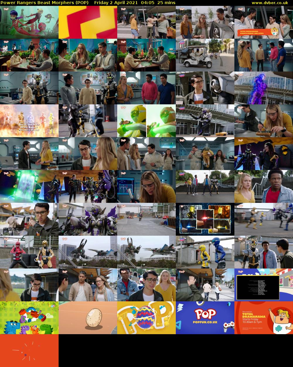 Power Rangers Beast Morphers (POP) Friday 2 April 2021 04:05 - 04:30