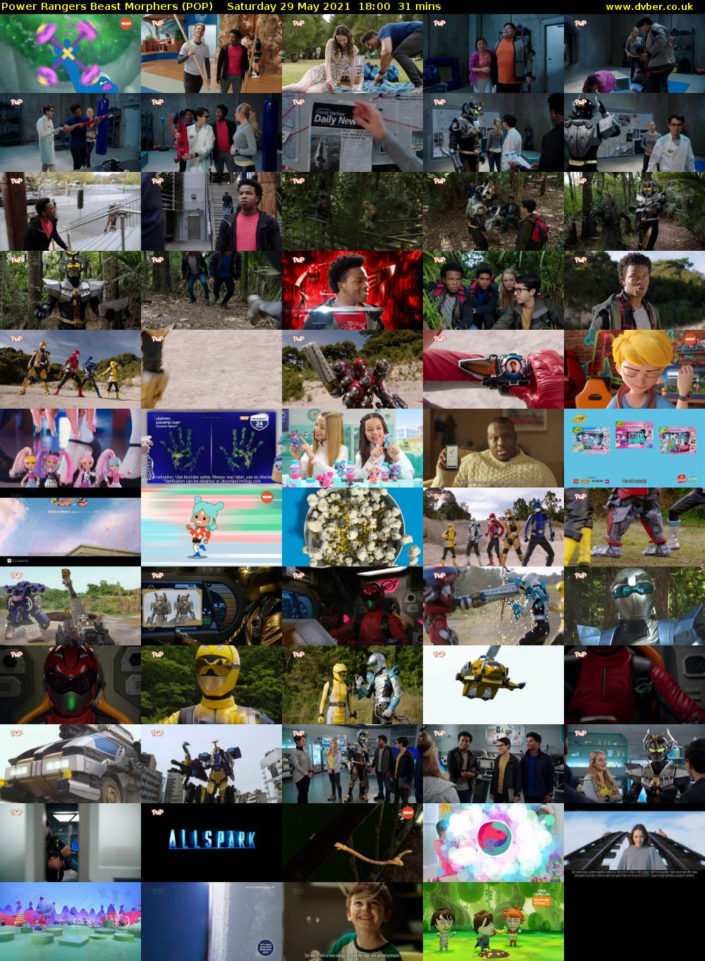 Power Rangers Beast Morphers (POP) Saturday 29 May 2021 18:00 - 18:31