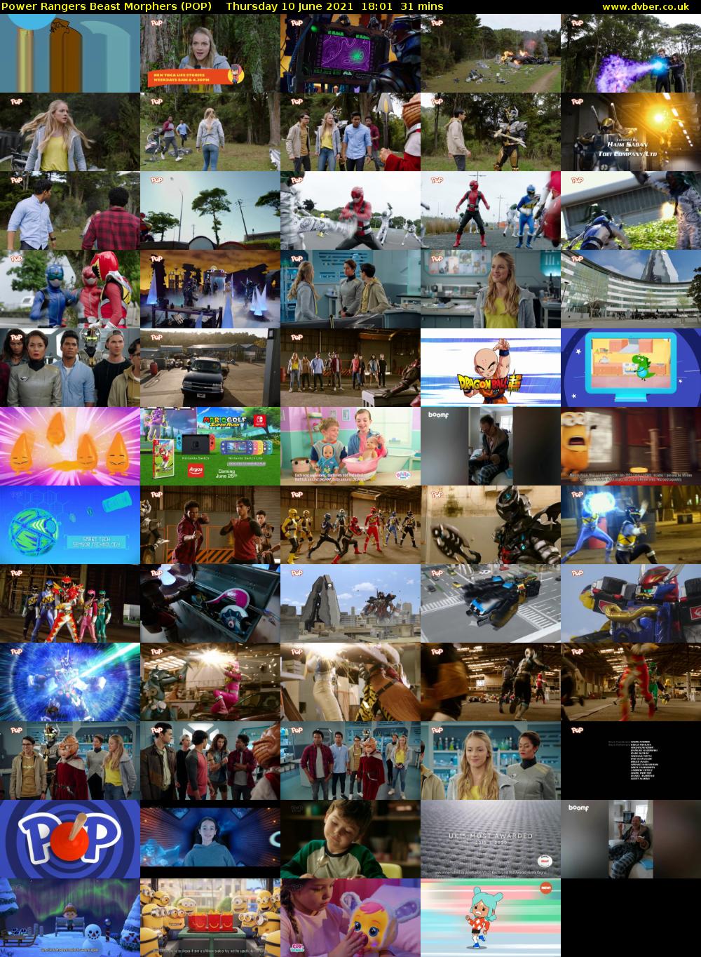 Power Rangers Beast Morphers (POP) Thursday 10 June 2021 18:01 - 18:32