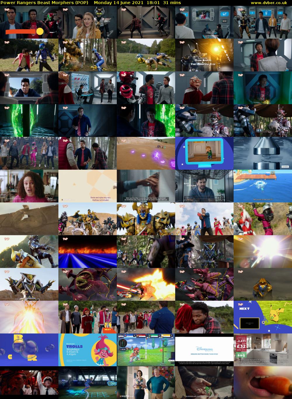 Power Rangers Beast Morphers (POP) Monday 14 June 2021 18:01 - 18:32