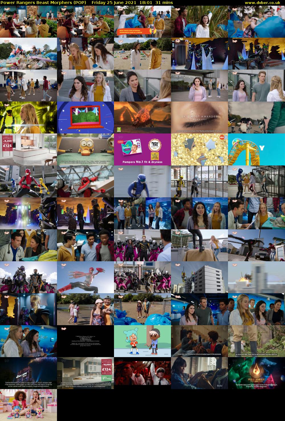 Power Rangers Beast Morphers (POP) Friday 25 June 2021 18:01 - 18:32