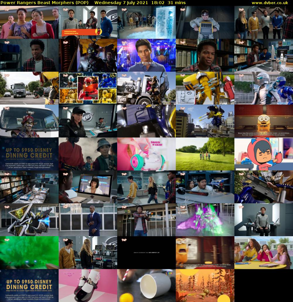 Power Rangers Beast Morphers (POP) Wednesday 7 July 2021 18:02 - 18:33