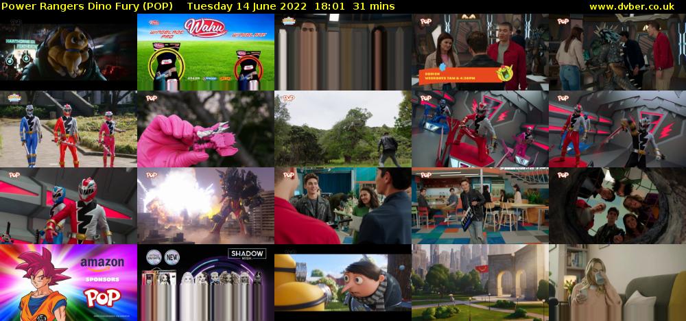 Power Rangers Dino Fury (POP) Tuesday 14 June 2022 18:01 - 18:32