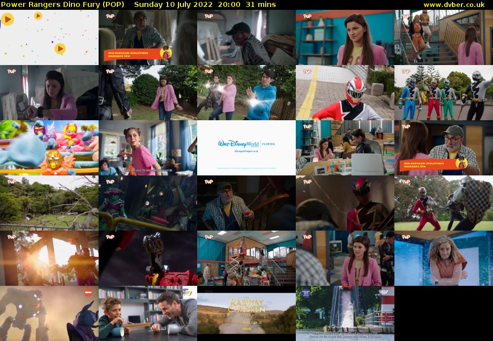 Power Rangers Dino Fury (POP) Sunday 10 July 2022 20:00 - 20:31