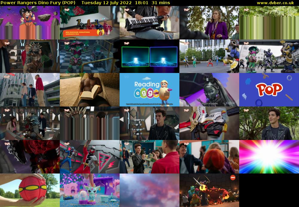 Power Rangers Dino Fury (POP) Tuesday 12 July 2022 18:01 - 18:32