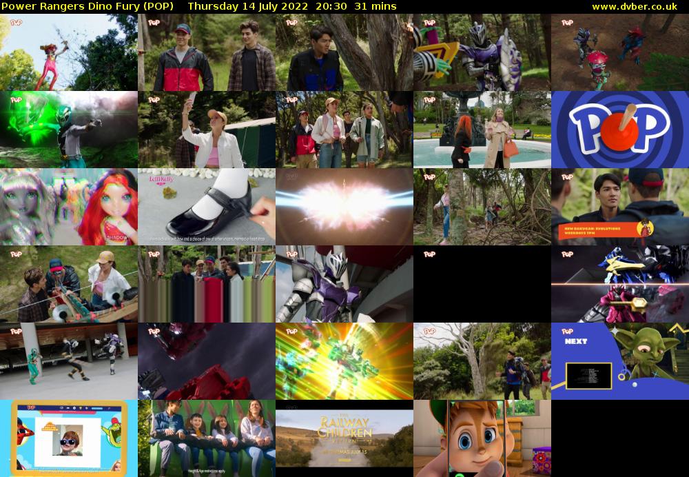 Power Rangers Dino Fury (POP) Thursday 14 July 2022 20:30 - 21:01
