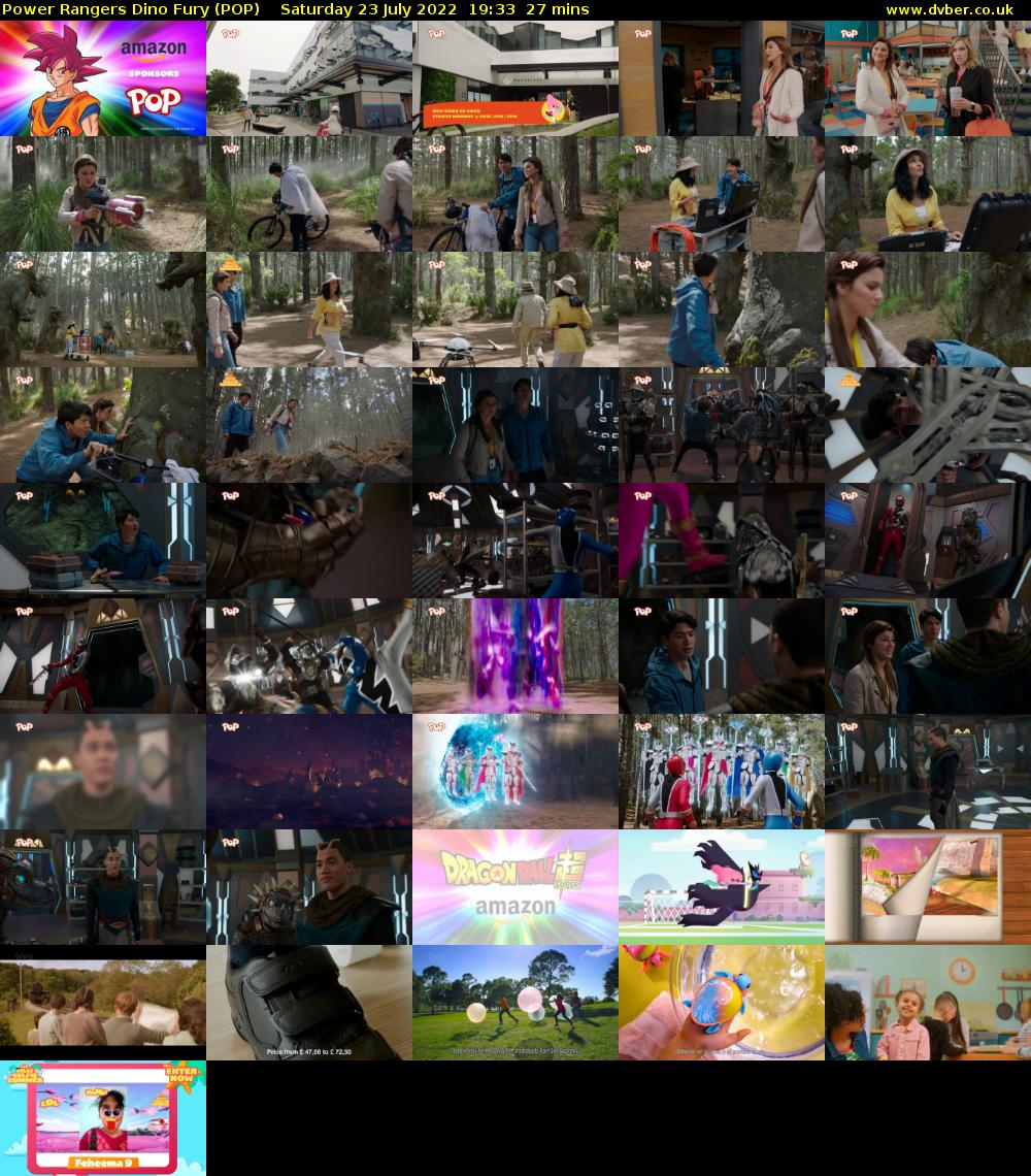 Power Rangers Dino Fury (POP) Saturday 23 July 2022 19:33 - 20:00