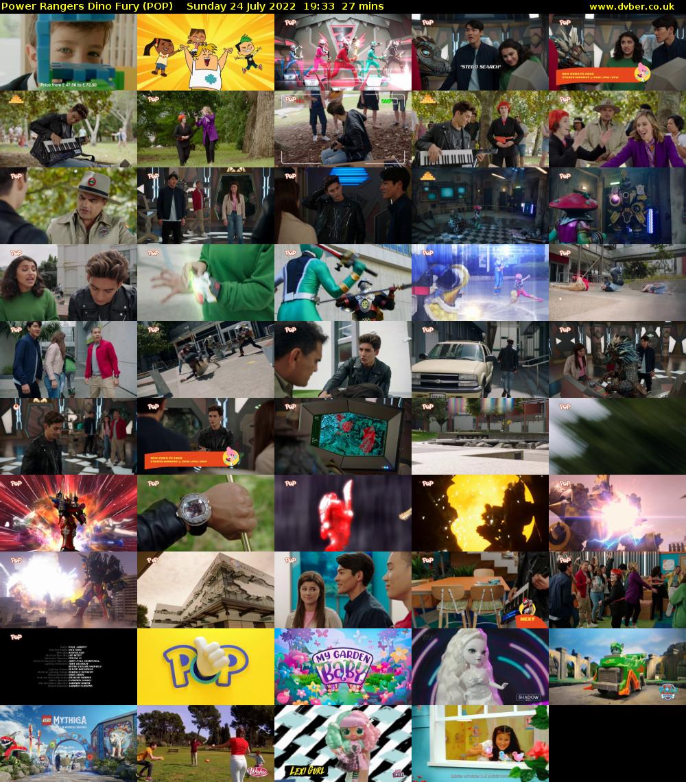 Power Rangers Dino Fury (POP) Sunday 24 July 2022 19:33 - 20:00